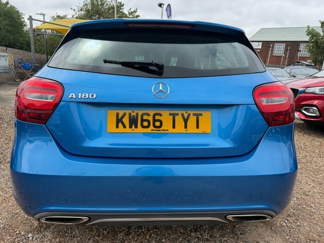 Mercedes-Benz A Class A180 Sport Hatchback KW66TYT Blue #6