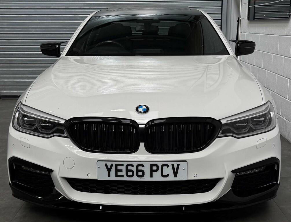 BMW 5 Series 530D Xdrive M Sport 4Wd White #2