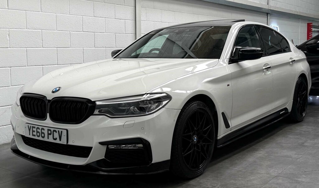 BMW 5 Series 530D Xdrive M Sport 4Wd White #3