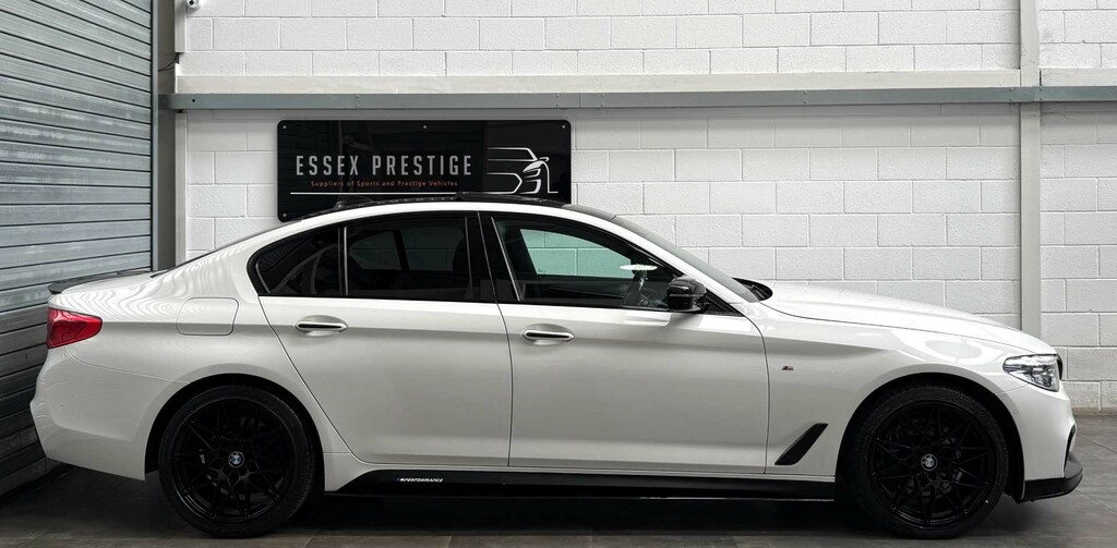 BMW 5 Series 530D Xdrive M Sport 4Wd White #4
