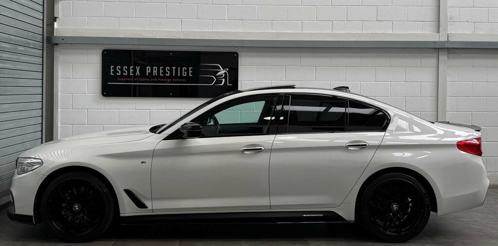 BMW 5 Series 530D Xdrive M Sport 4Wd White #5