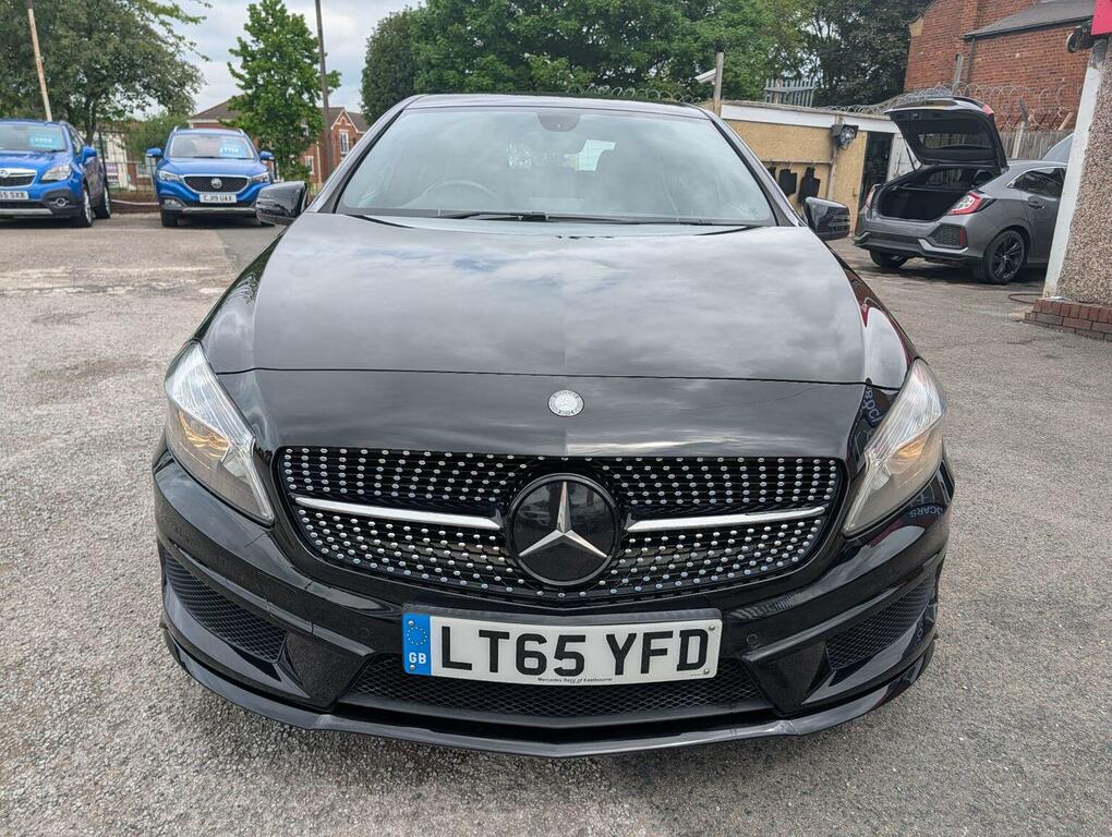 Mercedes-Benz A Class Hatchback 1.5 A180 Cdi Amg Sport 7G-dct Euro 6 S LT65YFD Black #3