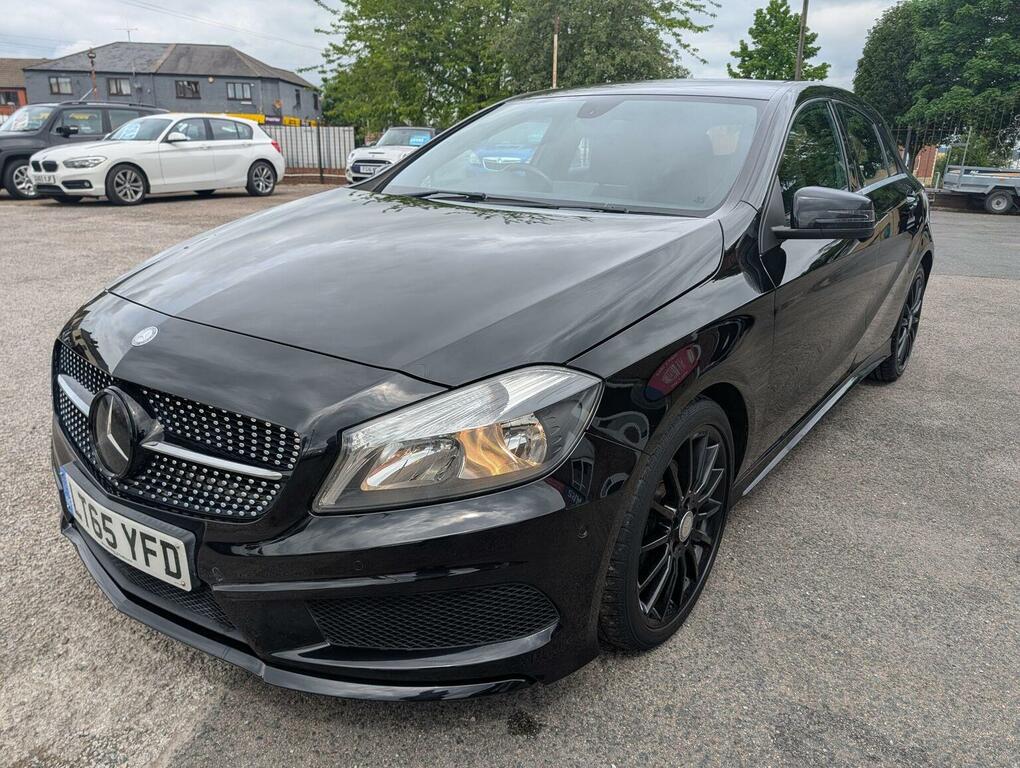 Mercedes-Benz A Class Hatchback 1.5 A180 Cdi Amg Sport 7G-dct Euro 6 S LT65YFD Black #4