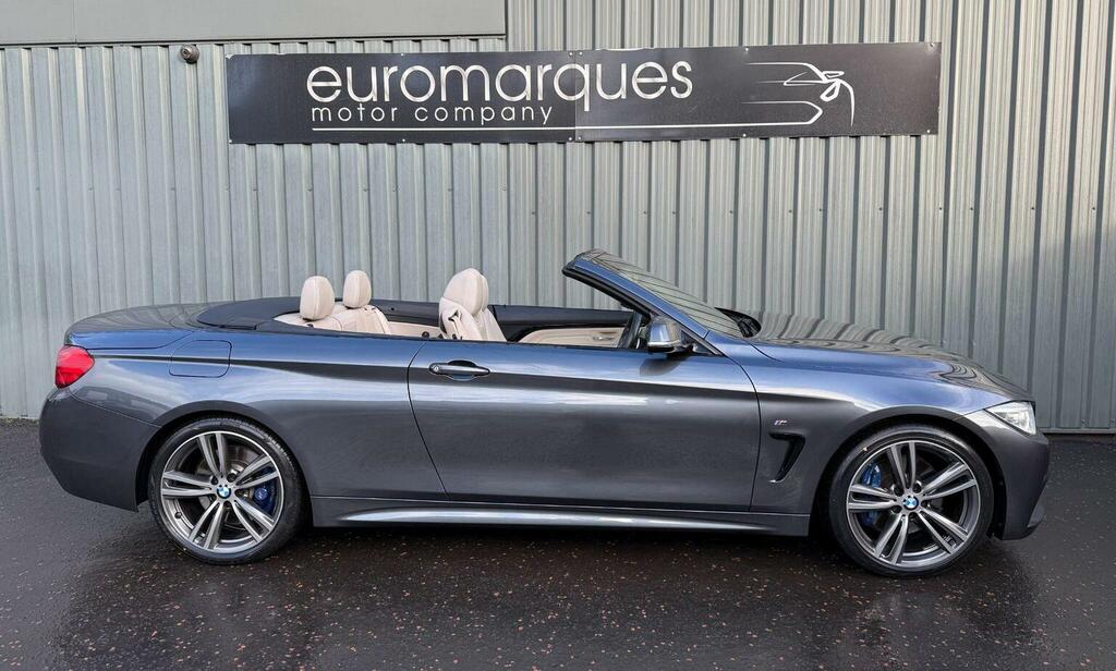 BMW 4 Series Convertible 2.0 420D M Sport Euro 6 Ss LJ14JXU Grey #4
