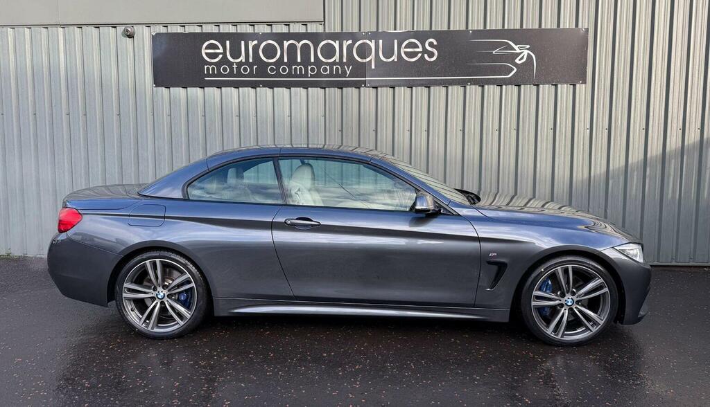BMW 4 Series Convertible 2.0 420D M Sport Euro 6 Ss LJ14JXU Grey #3