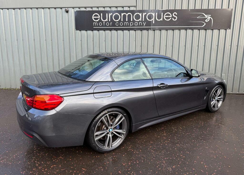 BMW 4 Series Convertible 2.0 420D M Sport Euro 6 Ss LJ14JXU Grey #5