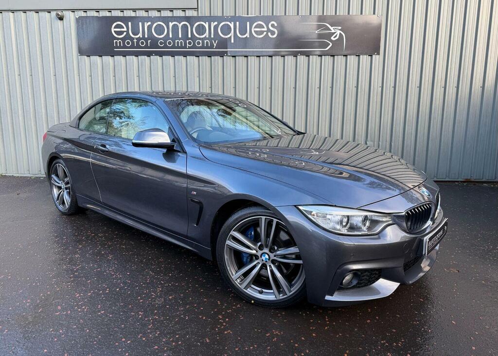 BMW 4 Series Convertible 2.0 420D M Sport Euro 6 Ss LJ14JXU Grey #2