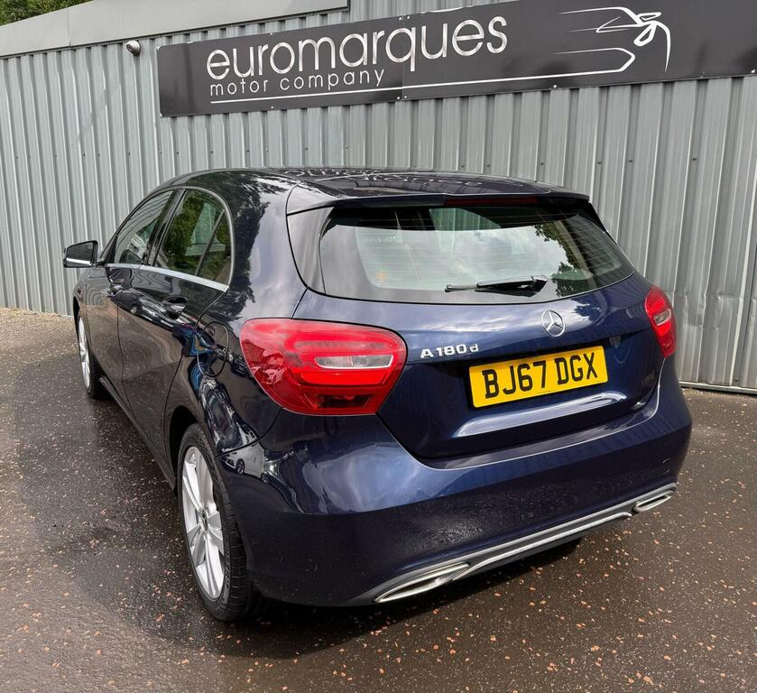 Mercedes-Benz A Class Hatchback 1.5 A180d Sport Euro 6 Ss 20176 Blue #6