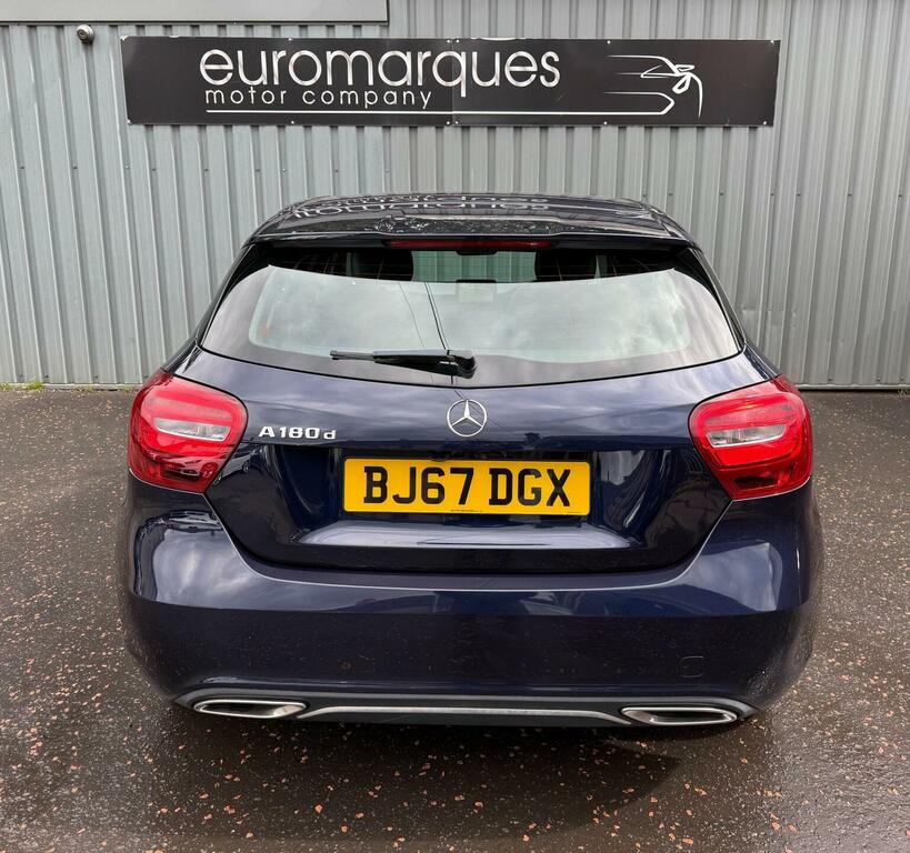 Mercedes-Benz A Class Hatchback 1.5 A180d Sport Euro 6 Ss 20176 Blue #5