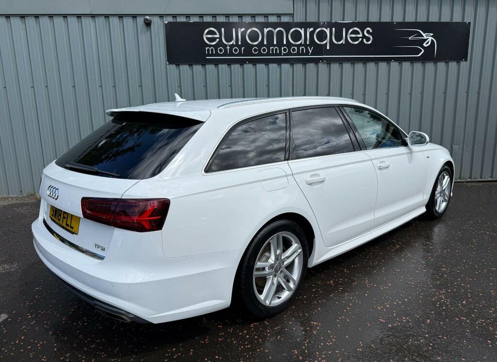 Audi A6 Avant Estate 1.8 Tfsi S Line S Tronic Euro 6 Ss SW18FLL White #3