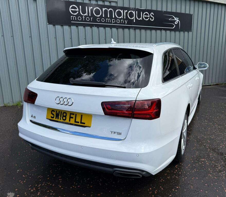 Audi A6 Avant Estate 1.8 Tfsi S Line S Tronic Euro 6 Ss SW18FLL White #4