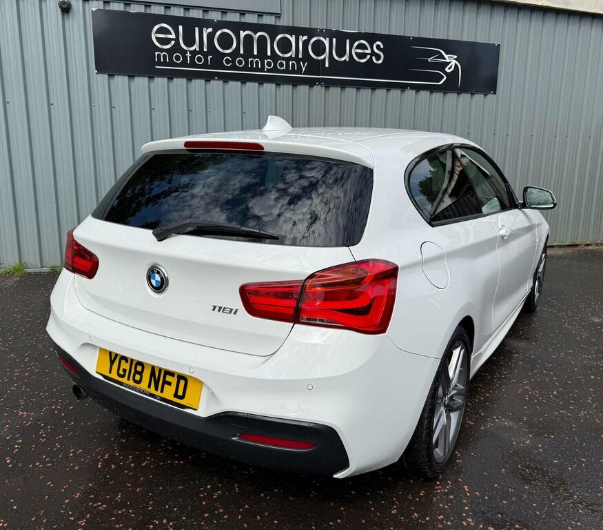 BMW 1 Series Hatchback 1.5 118I M Sport Euro 6 Ss 2018 YG18NFD White #4