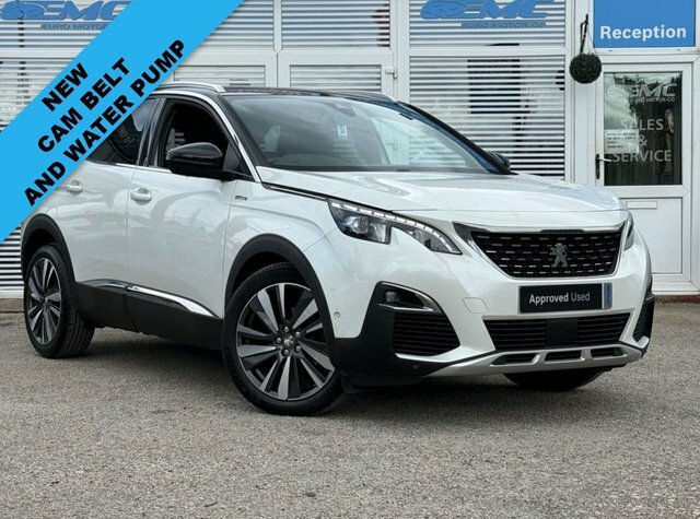 Peugeot 3008 2019 1.5 Bluehdi Gt Line Premium Suv Ea White