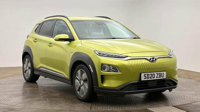 Hyundai Kona 64Kwh Premium Suv 7Kw Charger Yellow