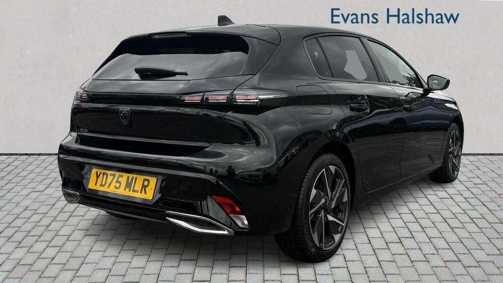 Peugeot 308 1.2 Hybrid 136 Allure E-dsc6 2026 YD75MLR Black #3