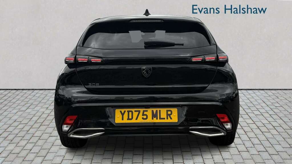 Peugeot 308 1.2 Hybrid 136 Allure E-dsc6 2026 YD75MLR Black #4