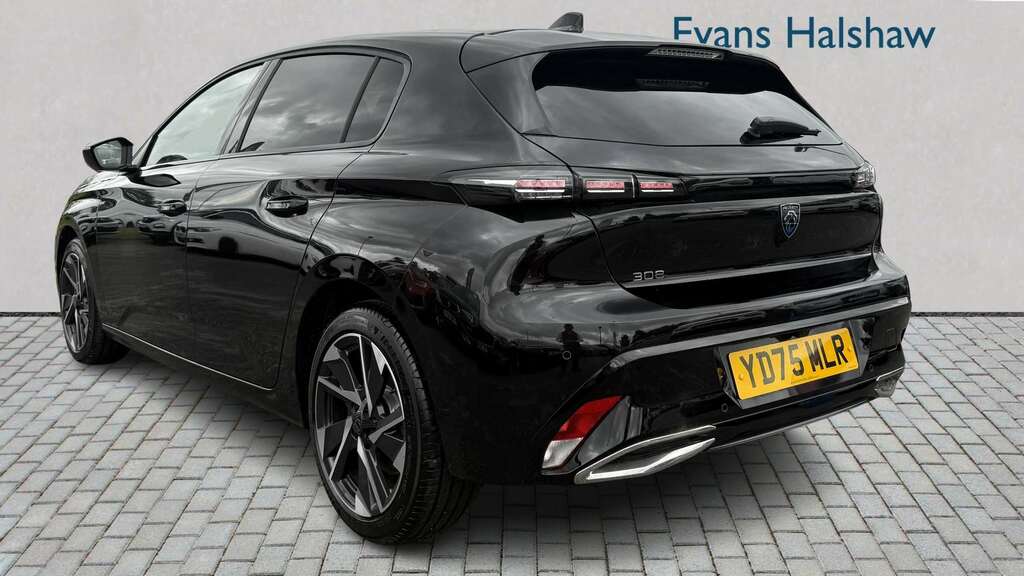 Peugeot 308 1.2 Hybrid 136 Allure E-dsc6 2026 YD75MLR Black #5