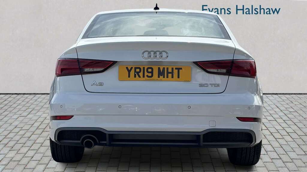 Audi A3 30 Tdi 116 S Line 2019 YR19MHT White #5
