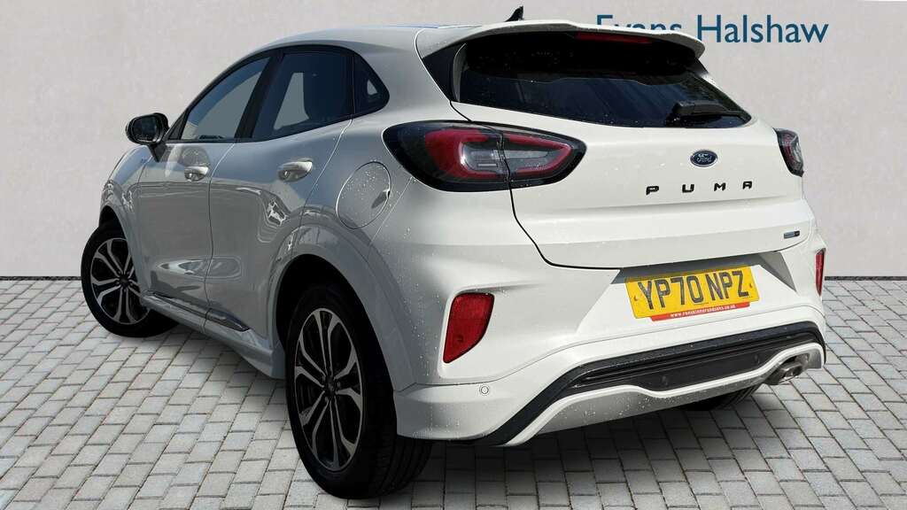 Ford Puma 1.0 Ecoboost Hybrid Mhev St-line 2020 YP70NPZ White #2