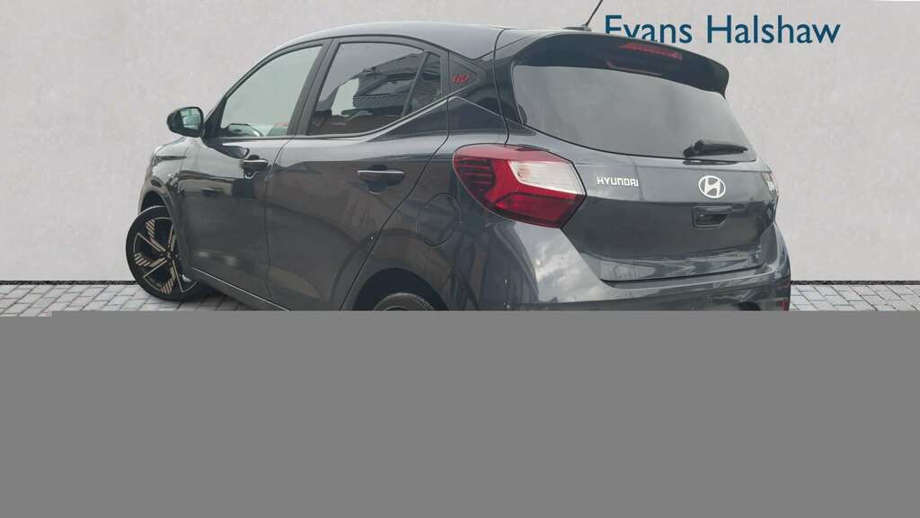 Hyundai I10 1.0 T-gdi N Line 2023 FN73TGZ Grey #2