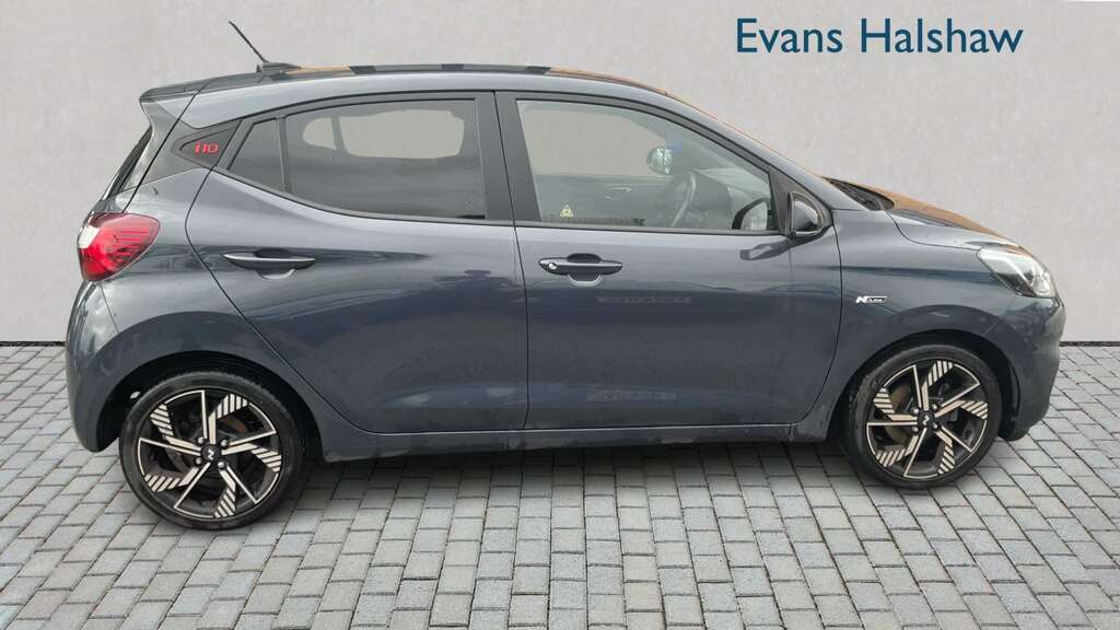 Hyundai I10 1.0 T-gdi N Line 2023 FN73TGZ Grey #3