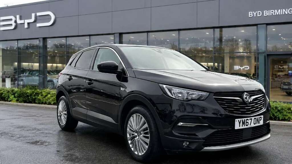 Vauxhall Grandland X 1.6 Turbo D Sport Nav 2018 YM67ONP Black