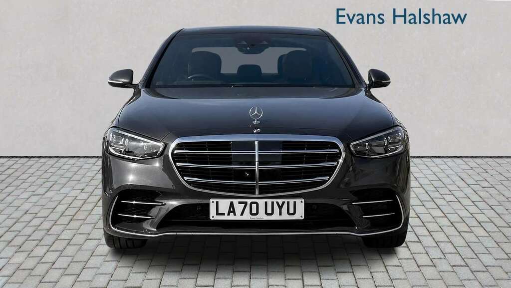 Mercedes-Benz S Class S500l 4Matic Amg Line Premium 9G-tronic 2021 Blue #4