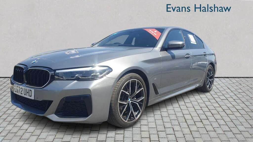 BMW 5 Series 520D Xdrive Mht M Sport Step 2022 LG72UHD Grey #3