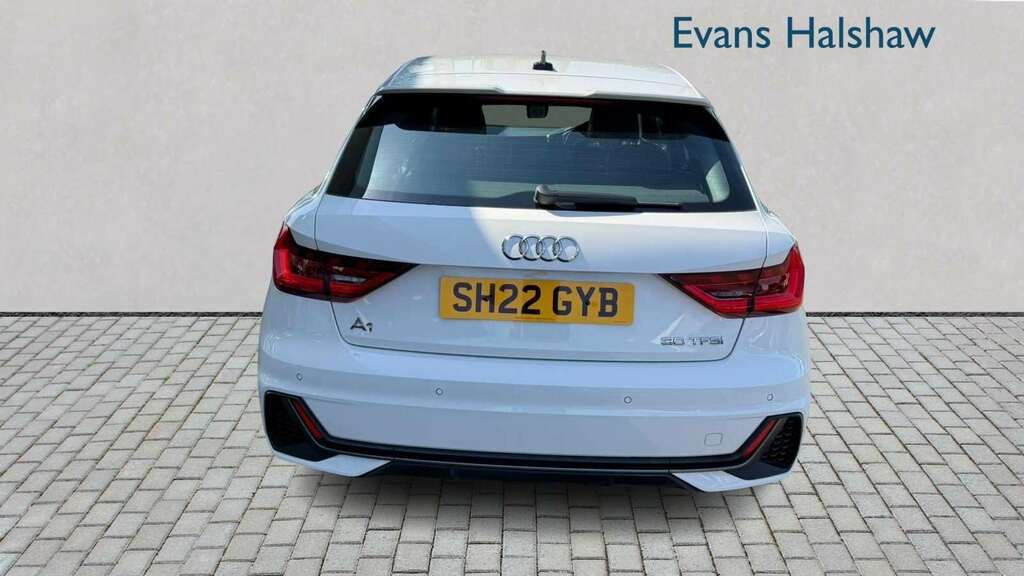 Audi A1 30 Tfsi 110 S Line 2022 SH22GYB White #5