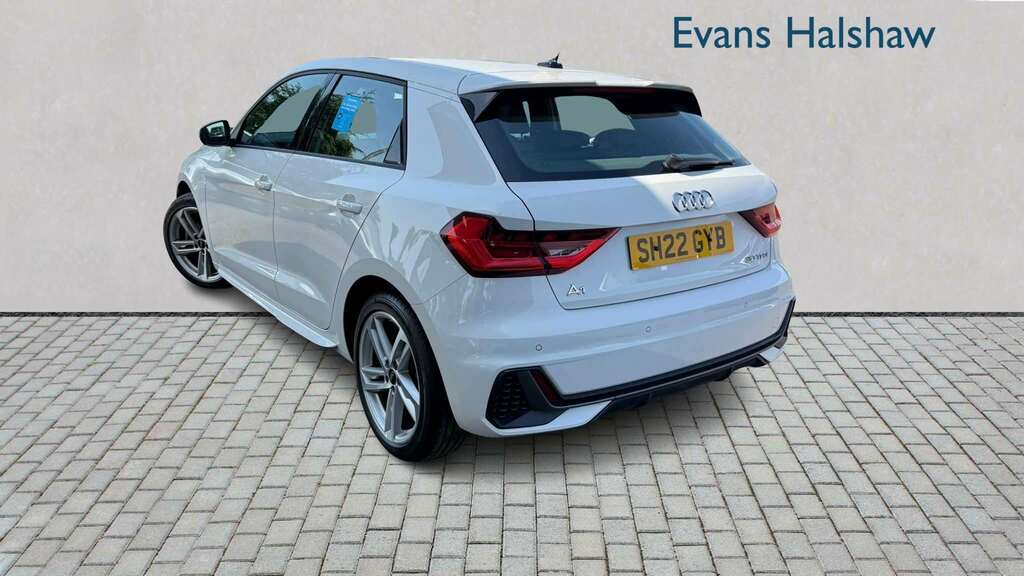 Audi A1 30 Tfsi 110 S Line 2022 SH22GYB White #2