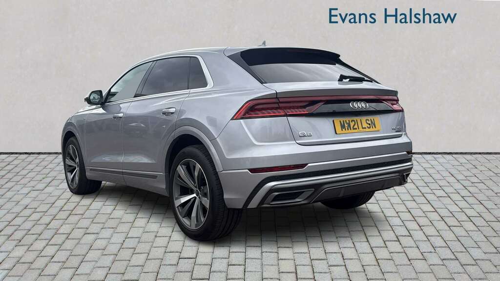 Audi Q8 50 Tdi Quattro S Line Tiptronic Leather 2021 MW21LSN Silver #2