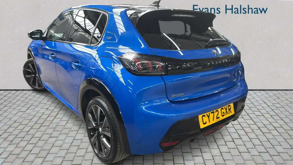 Peugeot 208 1.2 Puretech 100 Gt Eat8 2023 CY72GXR Blue #2
