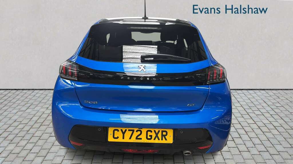 Peugeot 208 1.2 Puretech 100 Gt Eat8 2023 CY72GXR Blue #5