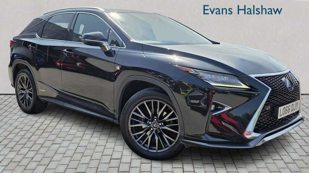 Lexus RX 450H 3.5 F-sport Cvt Prem Audiopan Rf 2016 Black