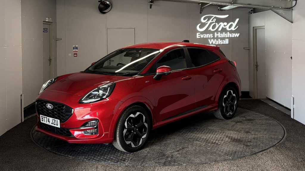 Ford Puma 1.0 Ecoboost Hybrid Mhev St-line X 2024 BT74JZU Red #3