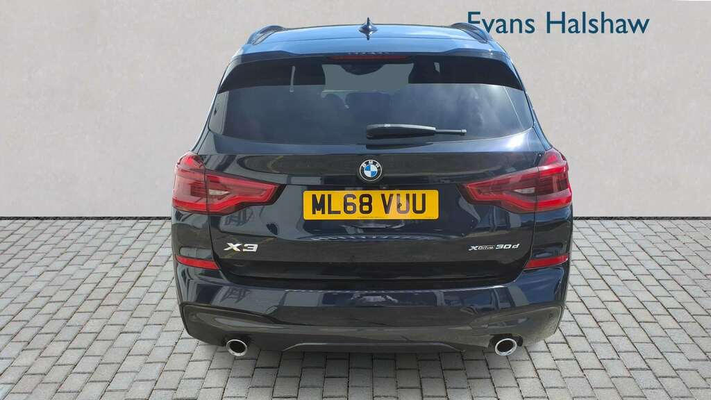 BMW X3 Xdrive30d M Sport Step 2018 ML68VUU Black #5