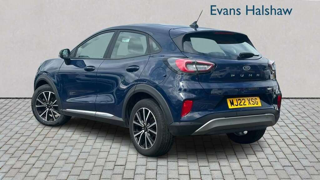 Ford Puma 1.0 Ecoboost Hybrid Mhev Titanium Dct 2022 MJ22XSG Blue #2