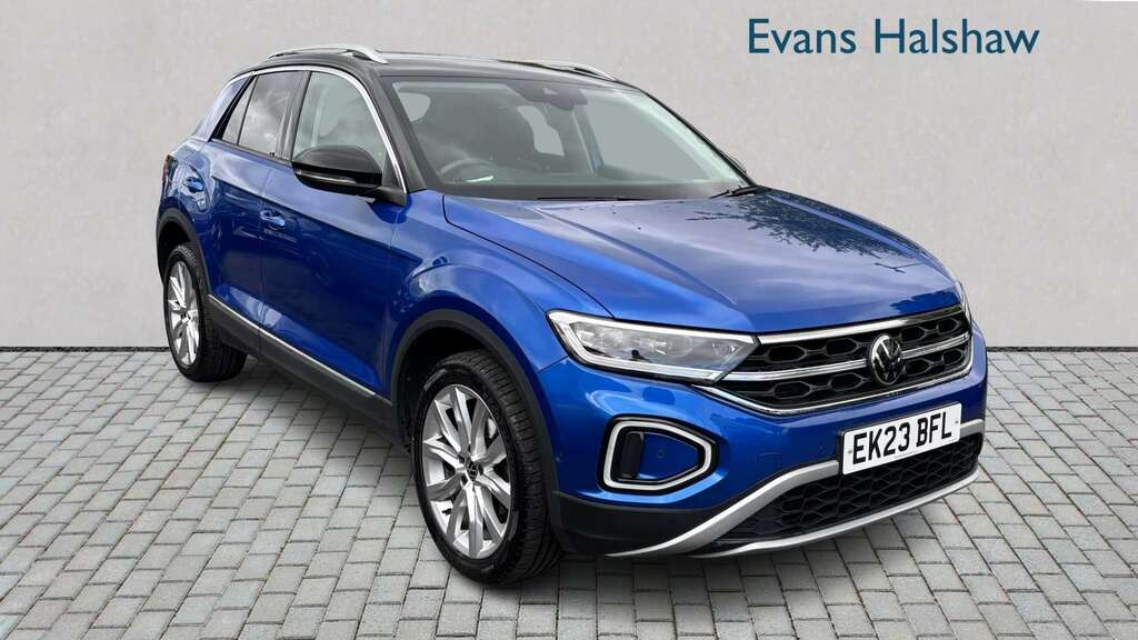 Volkswagen T-Roc 1.0 Tsi Style 2023 Blue