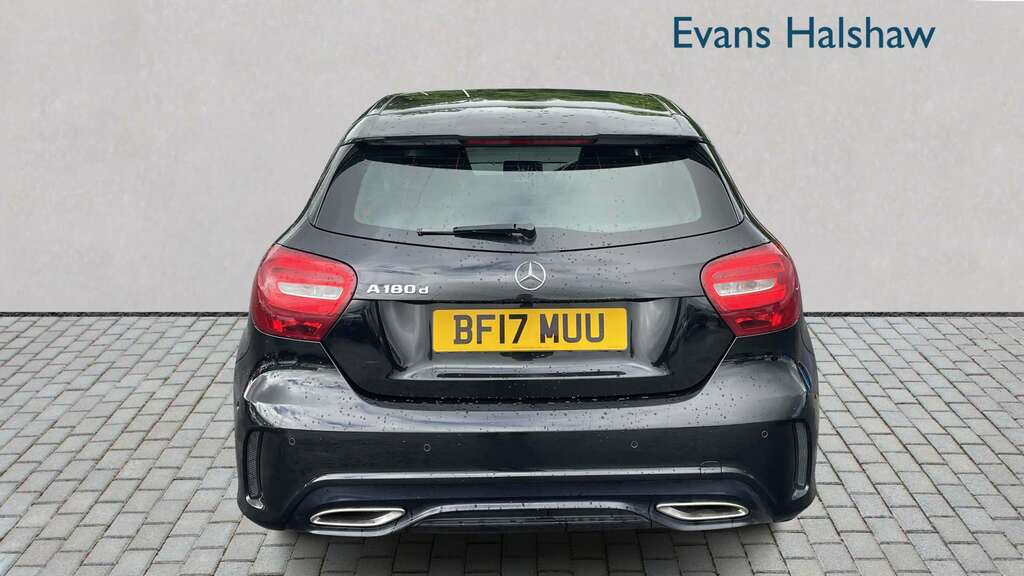 Mercedes-Benz A Class A180d Amg Line Executive 2017 BF17MUU Black #2