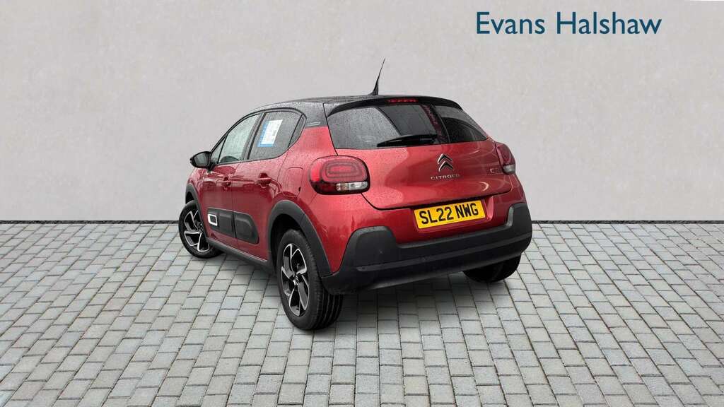 Citroen C3 1.2 Puretech 110 Saint James Eat6 2022 SL22NWG Red #2