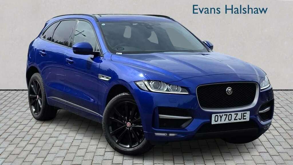 Jaguar F-Pace 2.0D 240 R-sport Awd 2020 OY70ZJE Blue