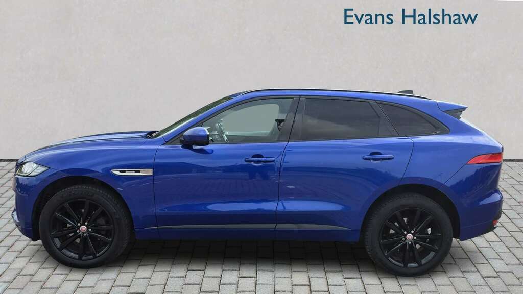 Jaguar F-Pace 2.0D 240 R-sport Awd 2020 OY70ZJE Blue #4