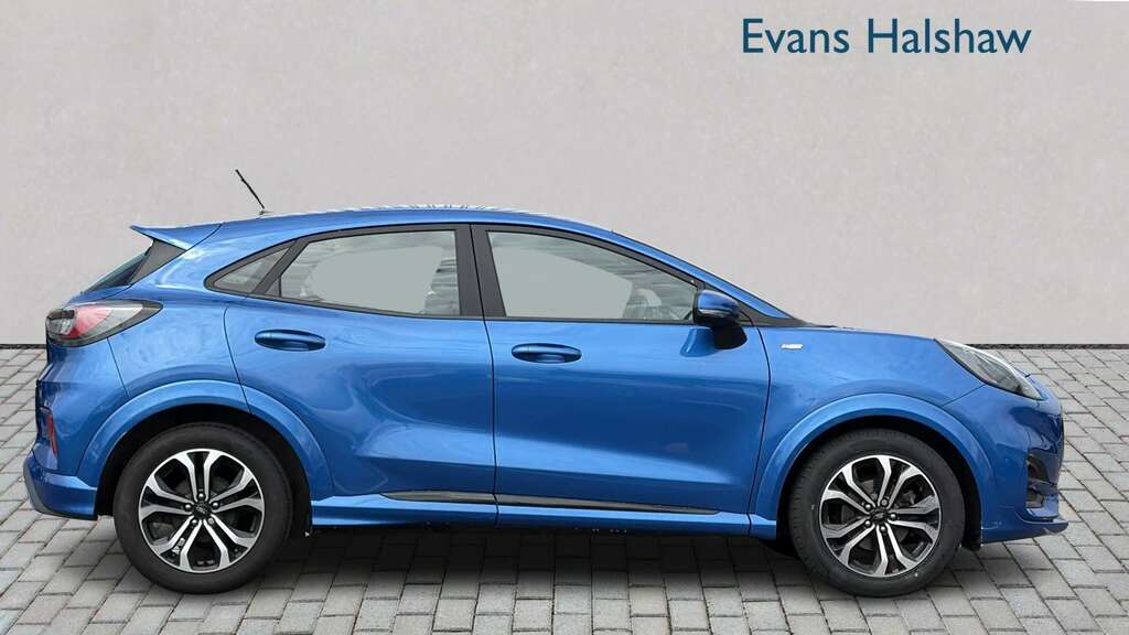 Ford Puma 1.0 Ecoboost Hybrid Mhev St-line Dct 2023 BP72EOT Blue #6