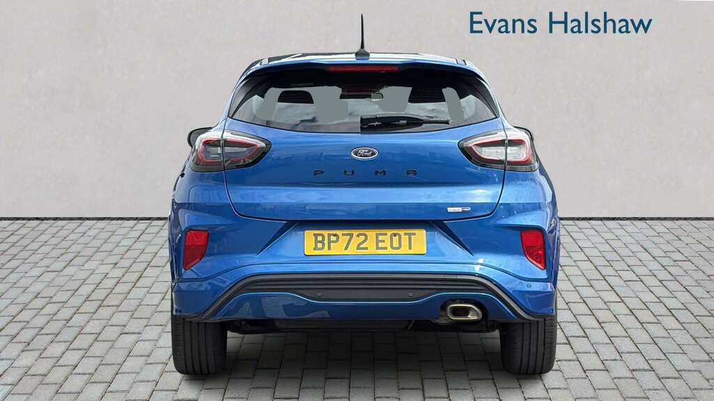 Ford Puma 1.0 Ecoboost Hybrid Mhev St-line Dct 2023 BP72EOT Blue #5