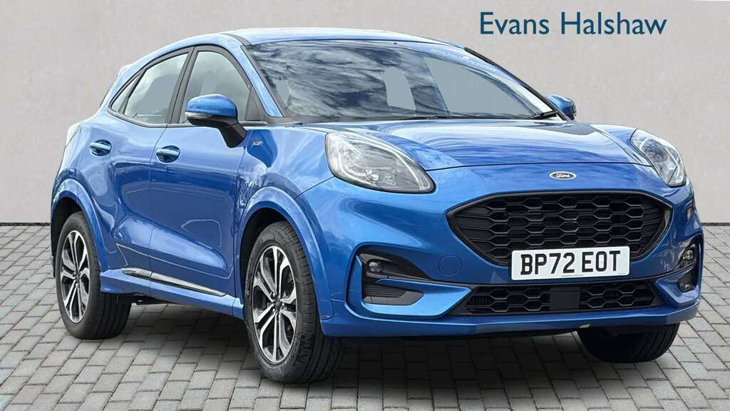 Ford Puma 1.0 Ecoboost Hybrid Mhev St-line Dct 2023 Blue