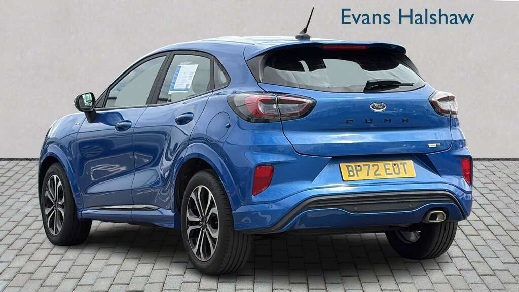Ford Puma 1.0 Ecoboost Hybrid Mhev St-line Dct 2023 BP72EOT Blue #2