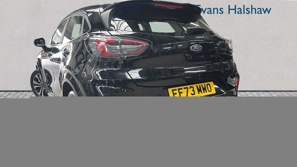 Ford Puma 1.0 Ecoboost Hybrid Mhev St-line Dct 2023 EF73MWO Black #2