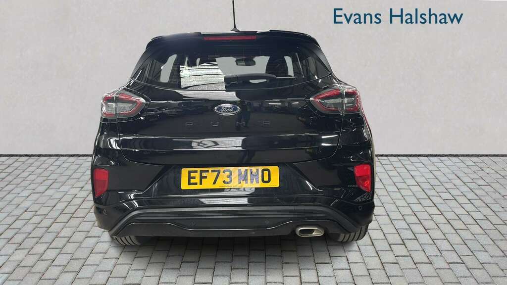 Ford Puma 1.0 Ecoboost Hybrid Mhev St-line Dct 2023 EF73MWO Black #5