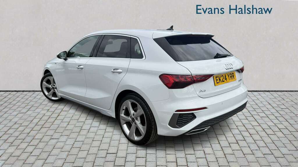 Audi A3 35 Tfsi S Line S Tronic 2024 EK24YRR White #2