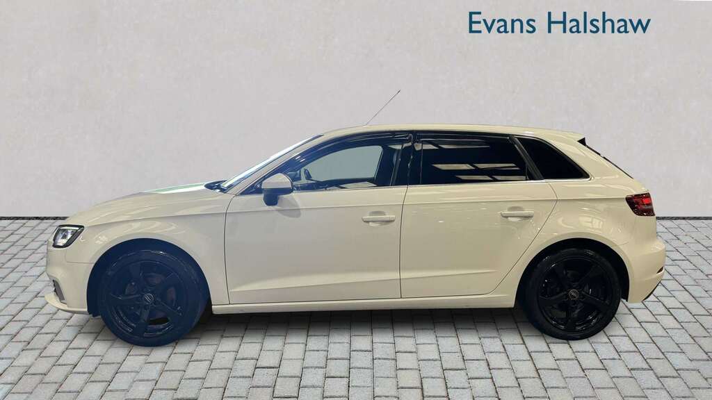 Audi A3 1.0 Tfsi Sport Tech Pack 2018 YD18ETZ White #6